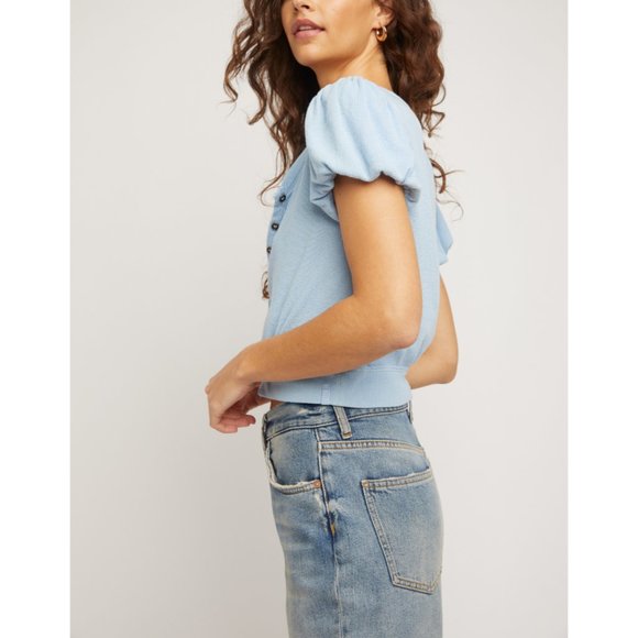 NWT Free People Molly Tee / Larkspur - Picture 2 of 6